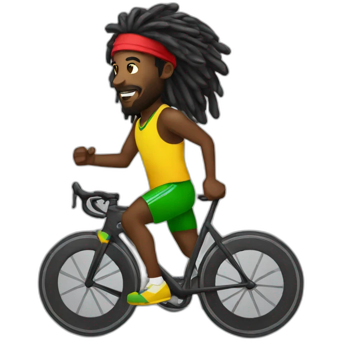 Rasta coureur emoji