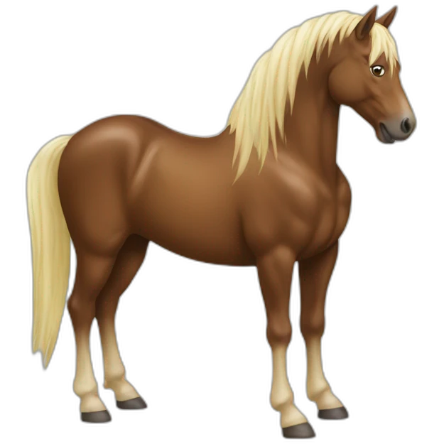 Cheval qui pète emoji