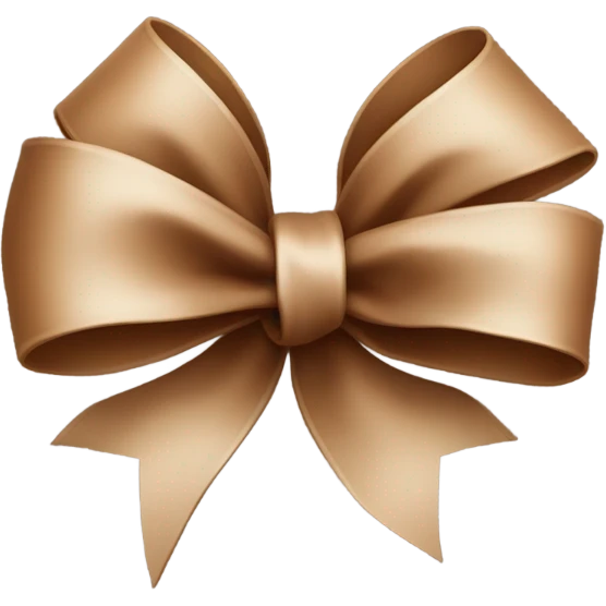 Brown ribbon  emoji