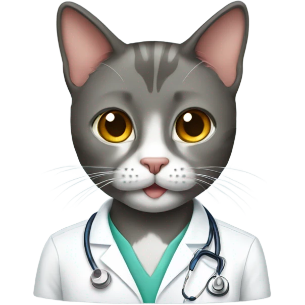 cat-veterinarian emoji