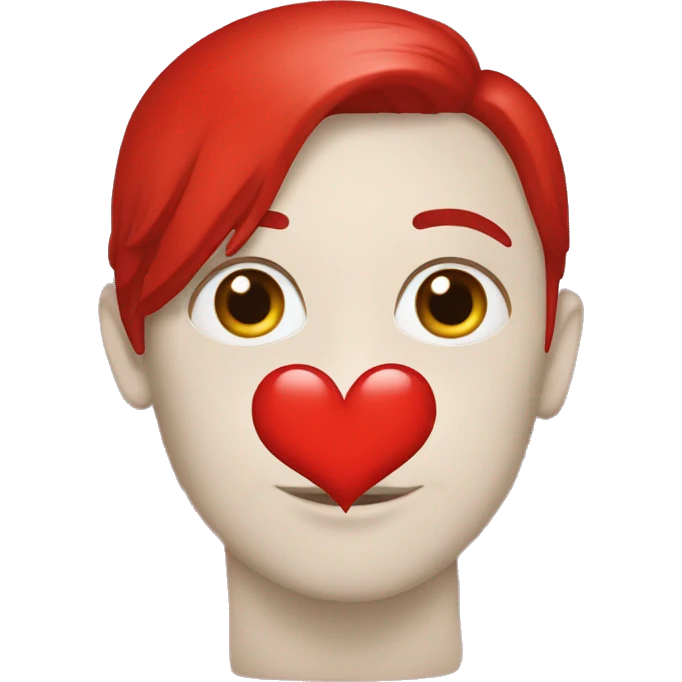 Un cœur rouge emoji