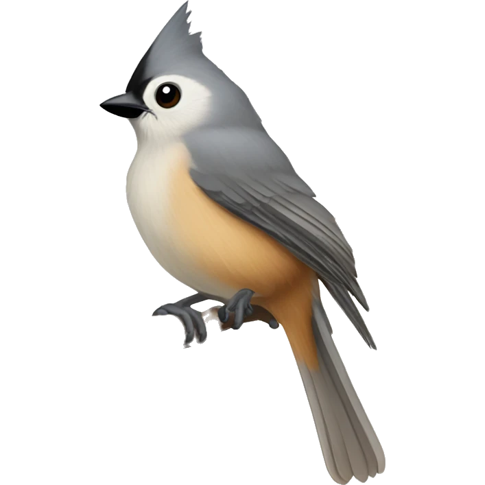 tufted titmouse emoji