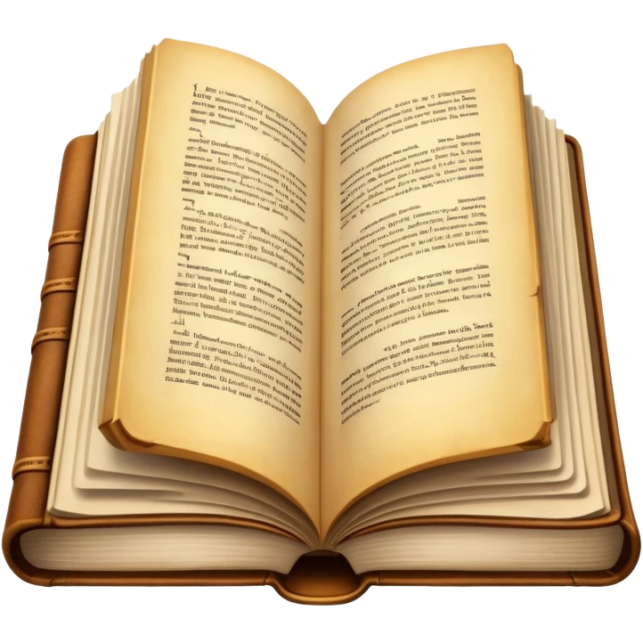An open book  emoji