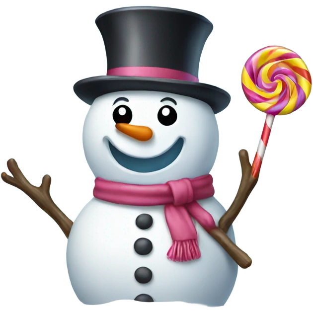 Candy snowman  emoji