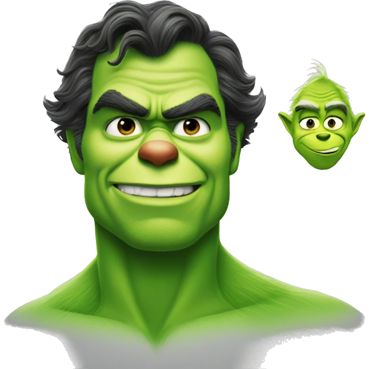 henry cavill as grinch emoji