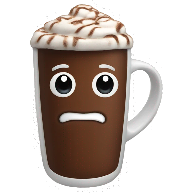 Hot chocolate emoji