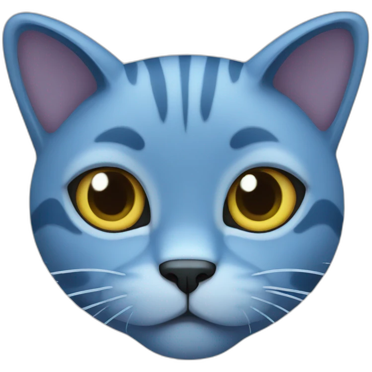 blue cat emoji