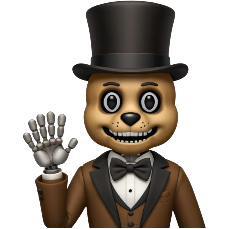 Make Freddy from fnaf emoji
