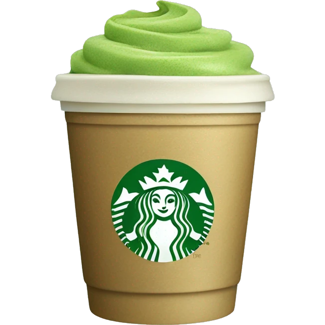 Starbucks matcha  emoji