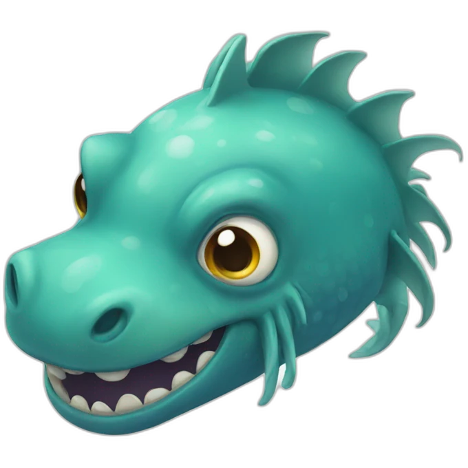 Water monster emoji