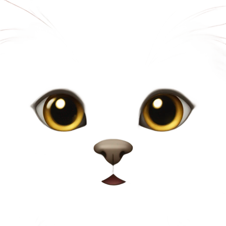 Cute kitten face emoji