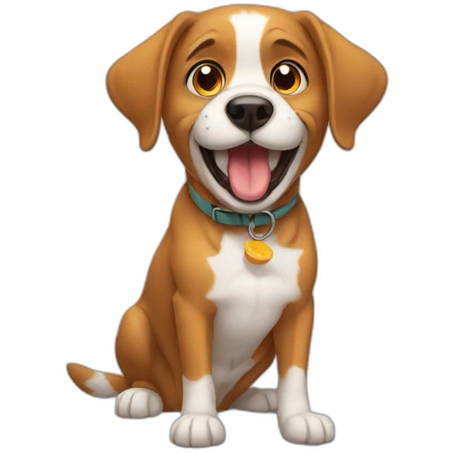 hungry dog emoji