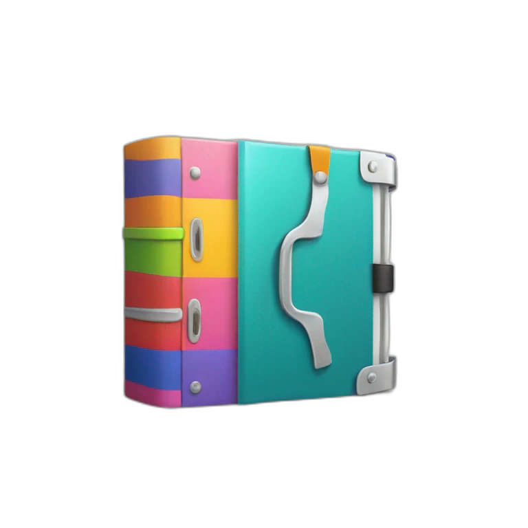 binder colourful emoji