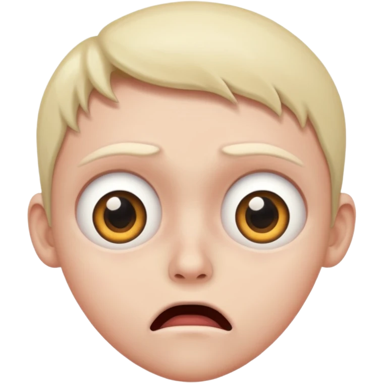 Freaked out  emoji