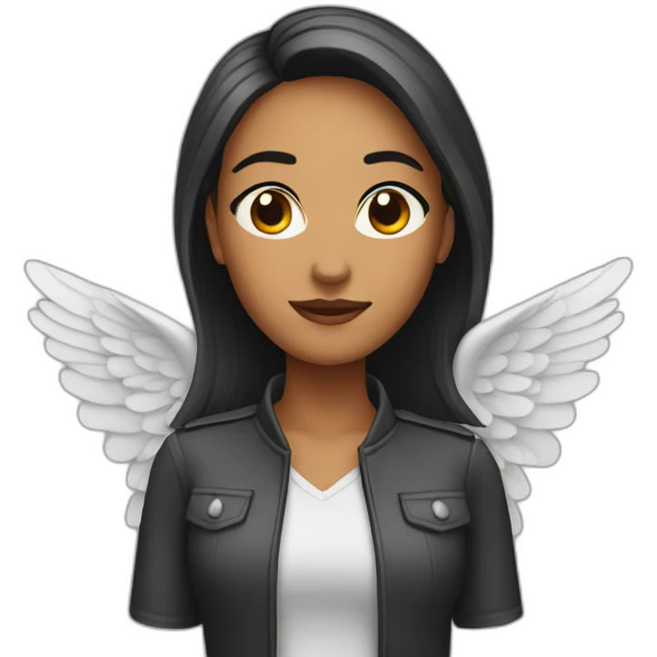 woman wing emoji