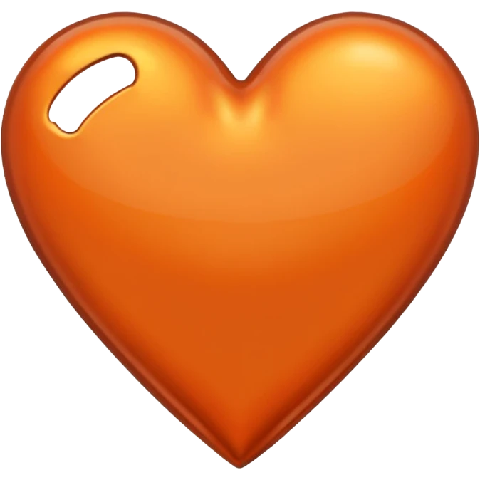 chrome orange heart emoji
