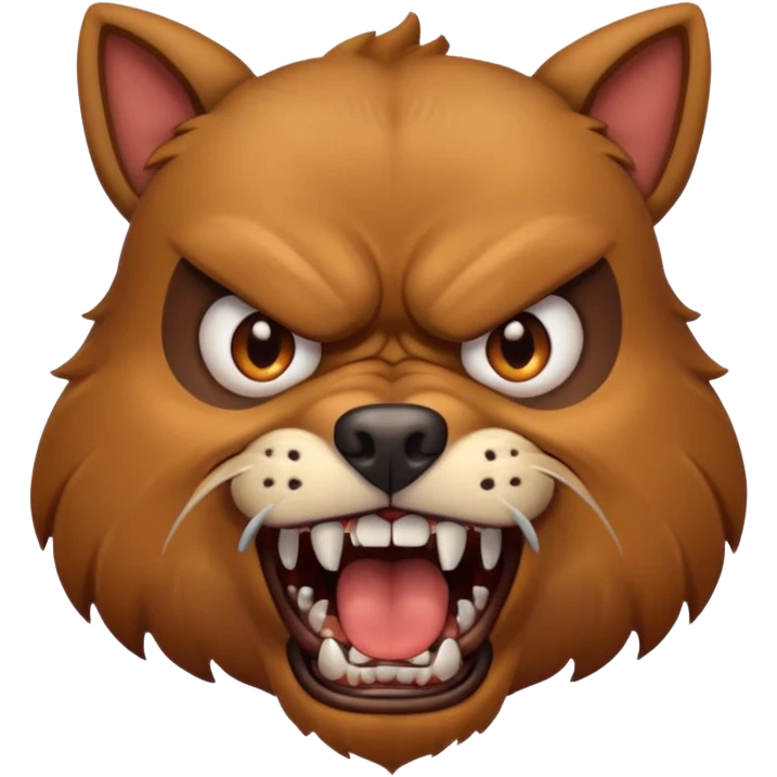 angry dog emoji