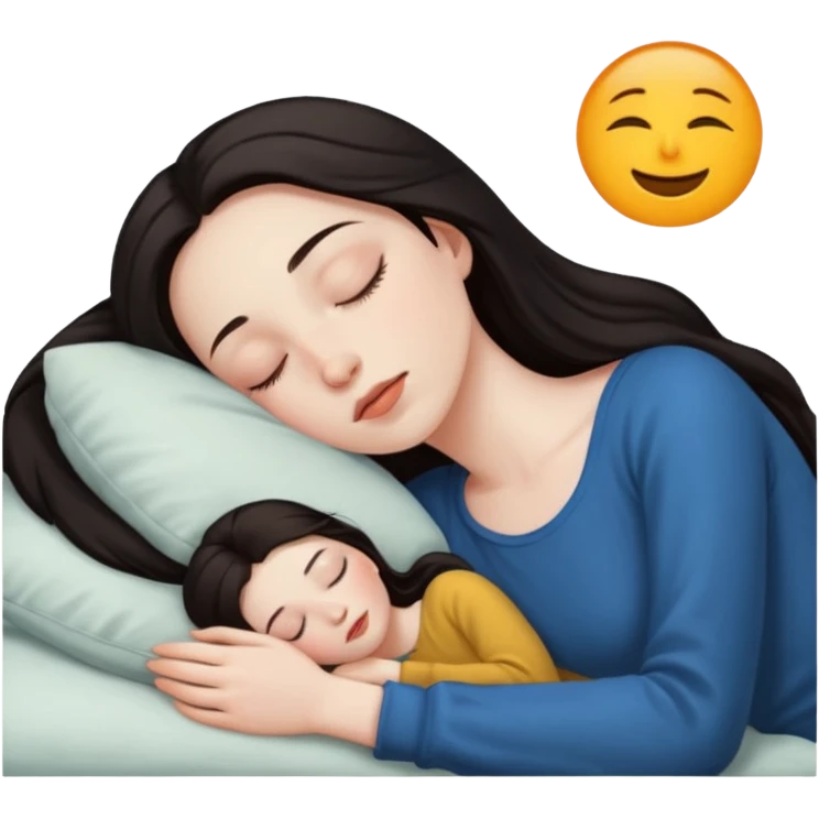 Mujer dormiendo emoji