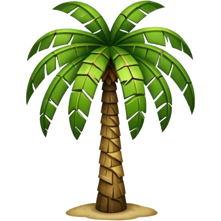 chopped palm tree emoji