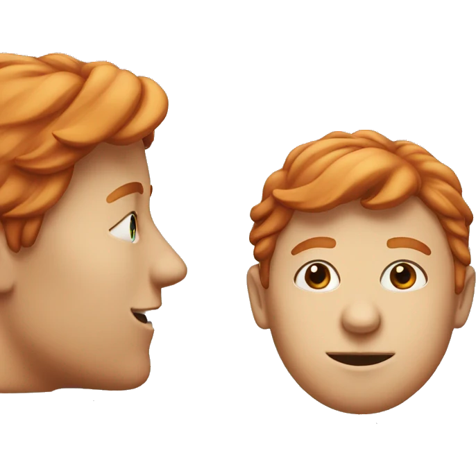 Big nose red head emoji
