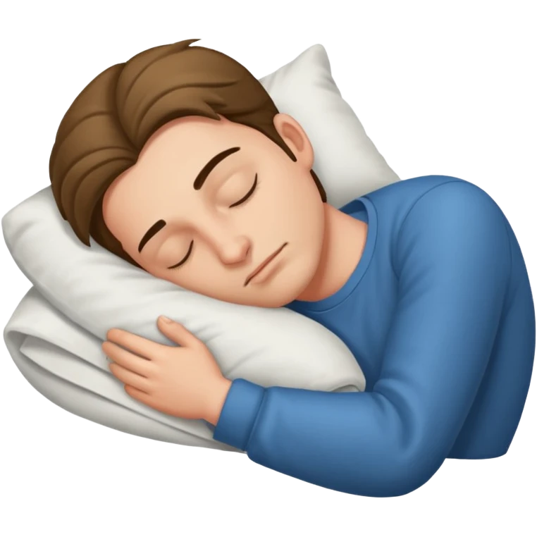 Man sleeping emoji