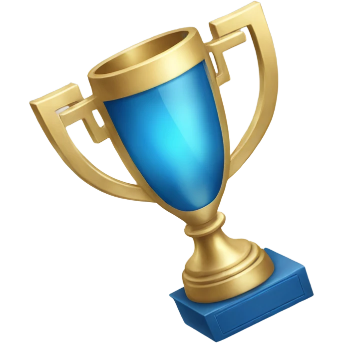 blue lighy trophy emoji