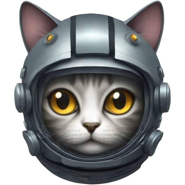 Space horror cat  emoji