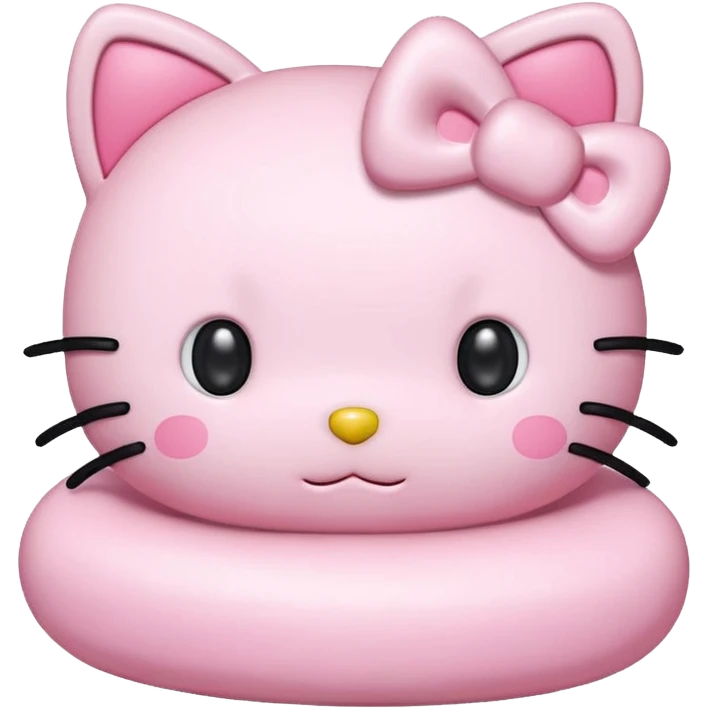 Pink pastel hello kitty  emoji