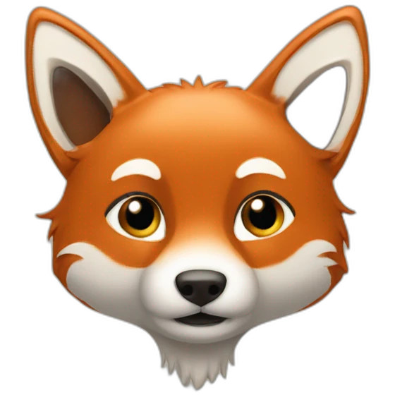Renard mignon emoji