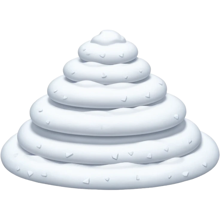  snow accumulated, no balls emoji