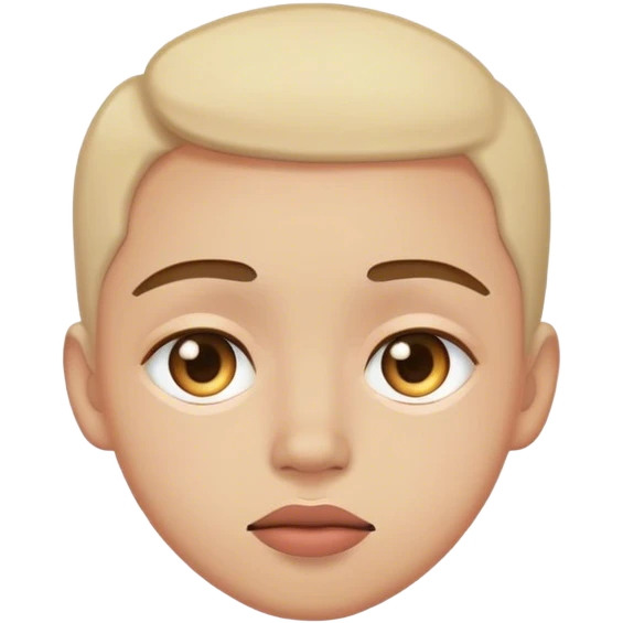Averting eyes while blushing emoji