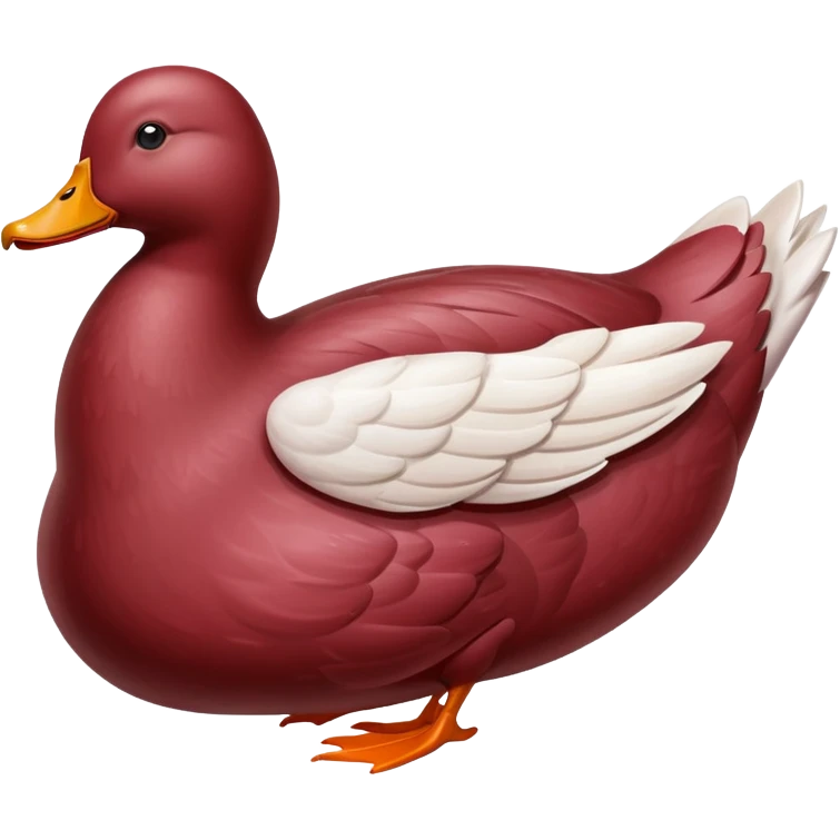 Whole duck meat raw emoji