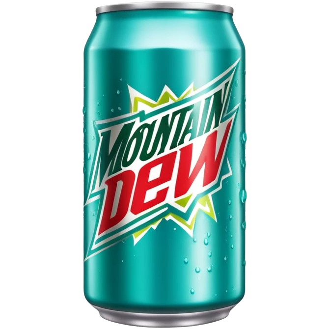 mountain dew baja blast can emoji
