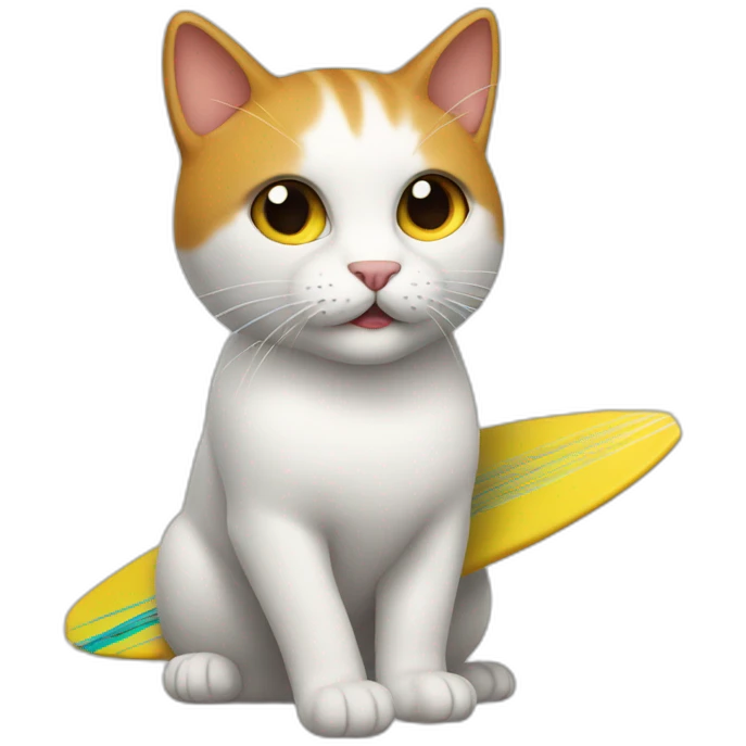 Surf cat emoji