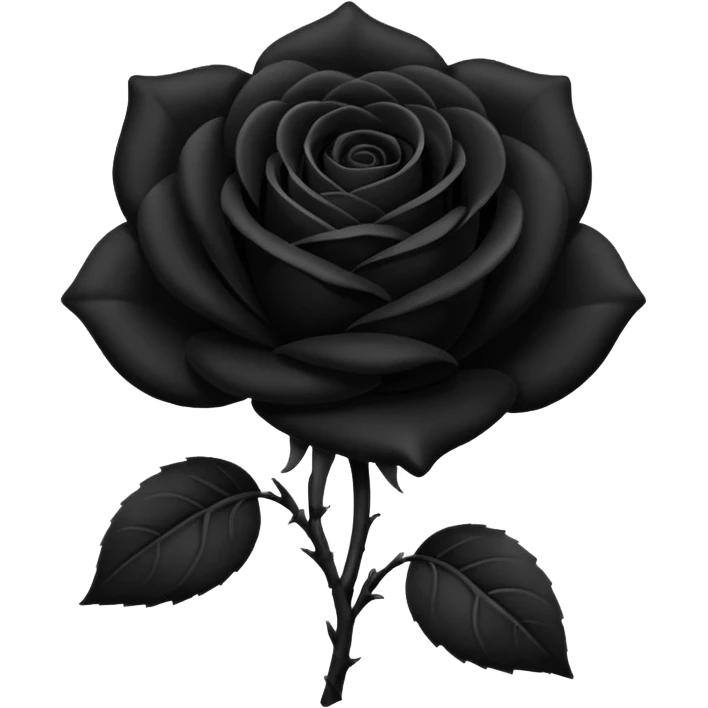 Black 🌹 emoji