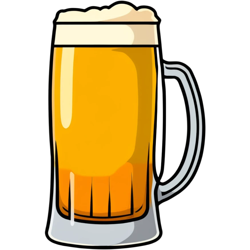 a glass of beer emoji