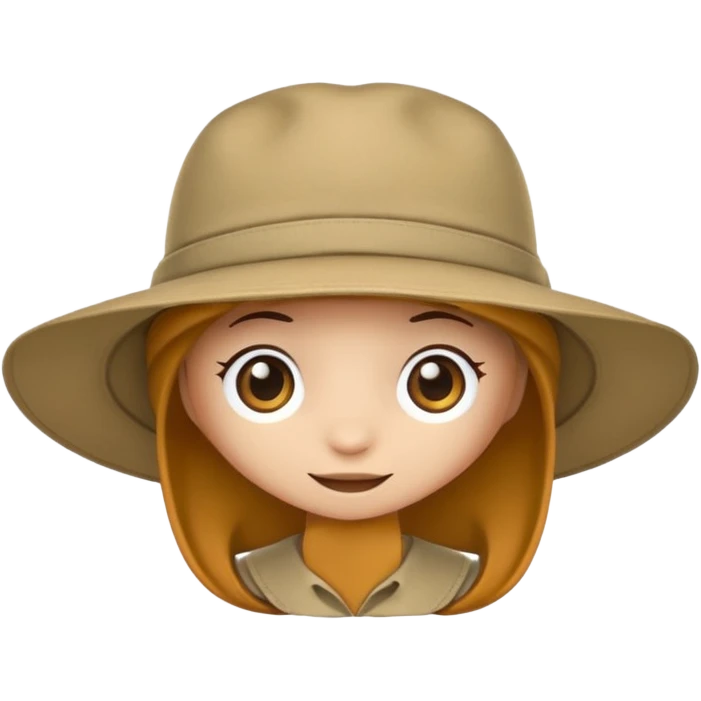 just safari hat item no head emoji