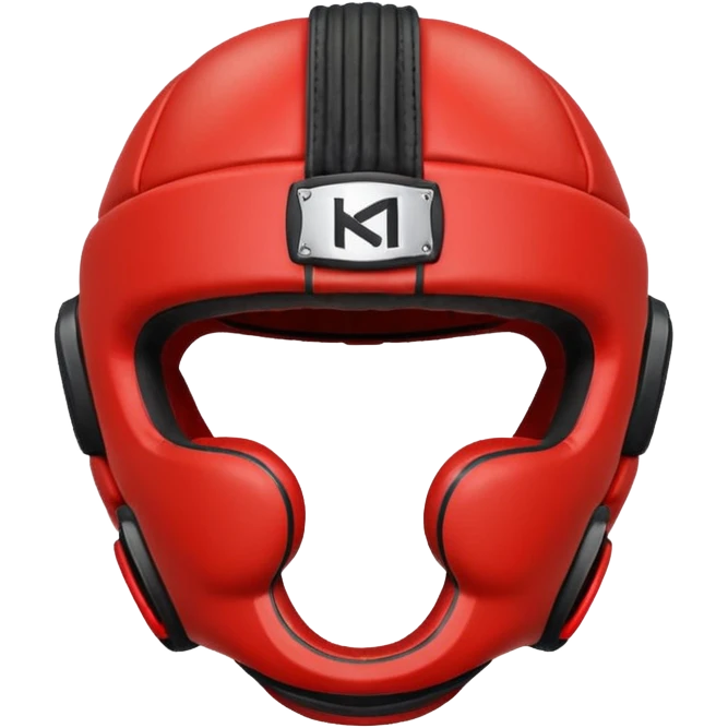 MMA headgear object icon, protective sparring helmet, padded texture, 3D cartoon, mobile game icon style, centered, clean background, no text, no watermark
 emoji