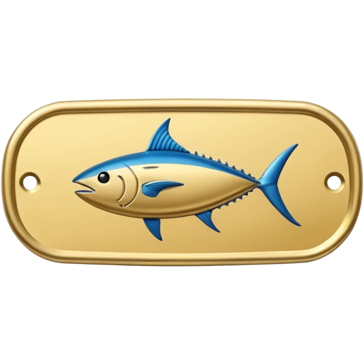 name plate that says “Tuna’s personal assistant” emoji