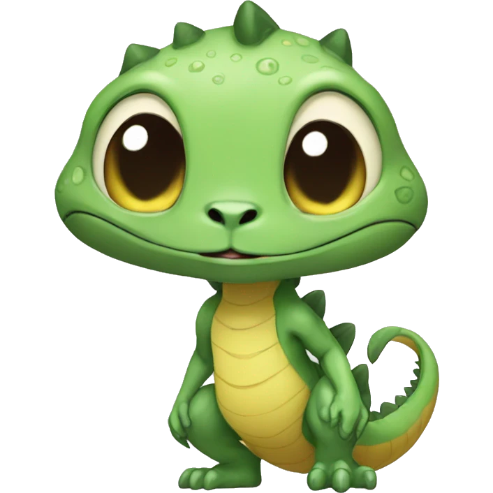 Chibi, Anthro-Sona-Lizard-Alien-Fakémon, Full Body emoji