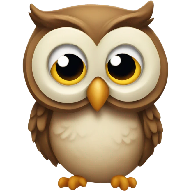 Book owl emoji