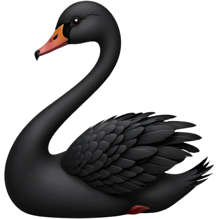 Black swan emoji