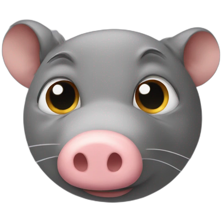rat pig nose emoji
