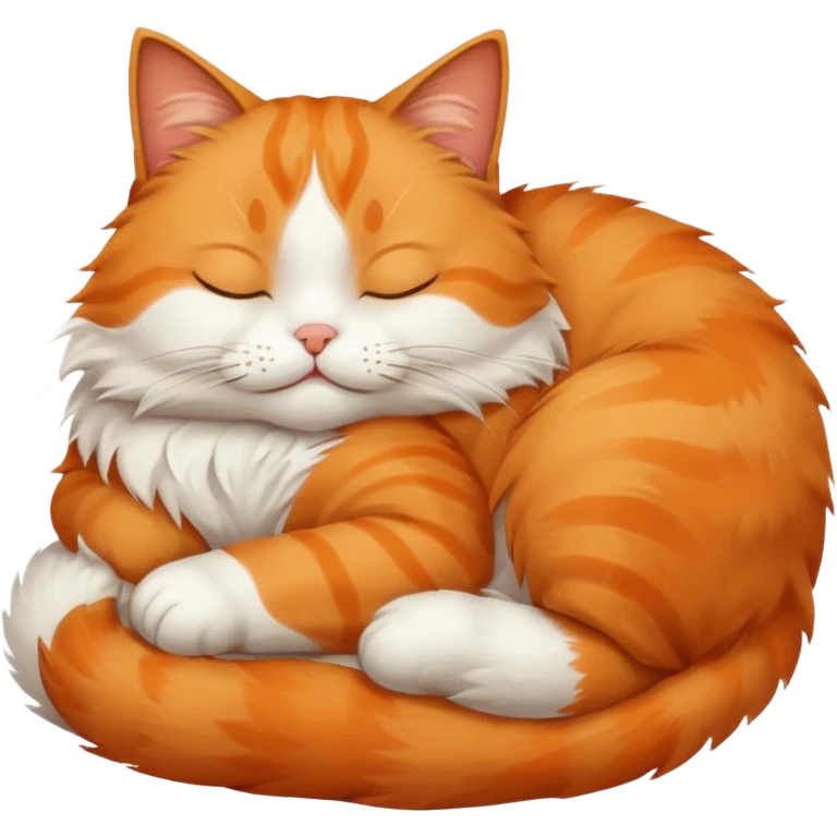 a lazy cat emoji