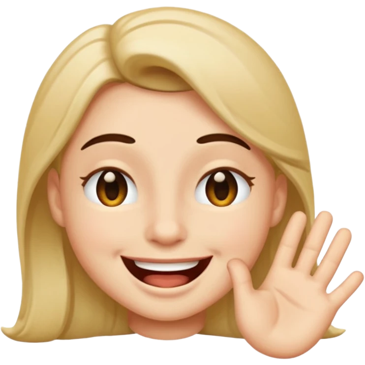An emoji masturbating emoji