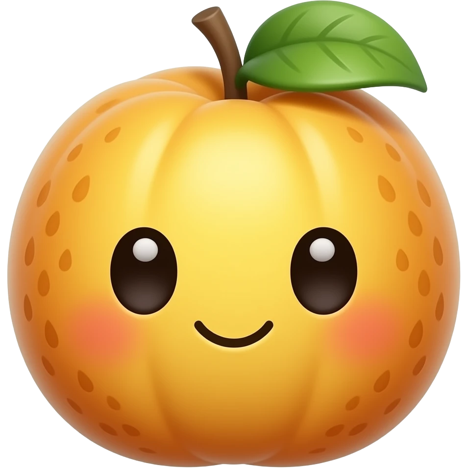 Kawaii tropical fruit emoji
