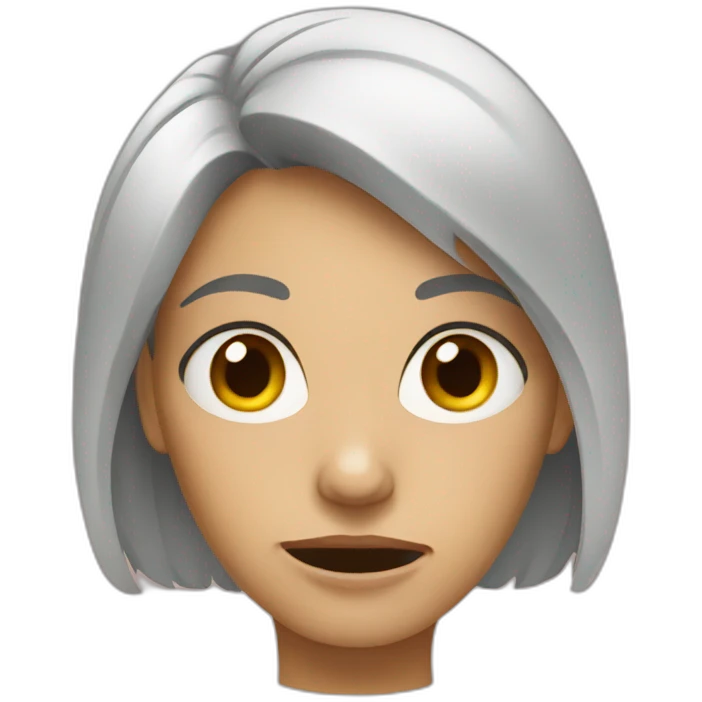 anxious woman emoji
