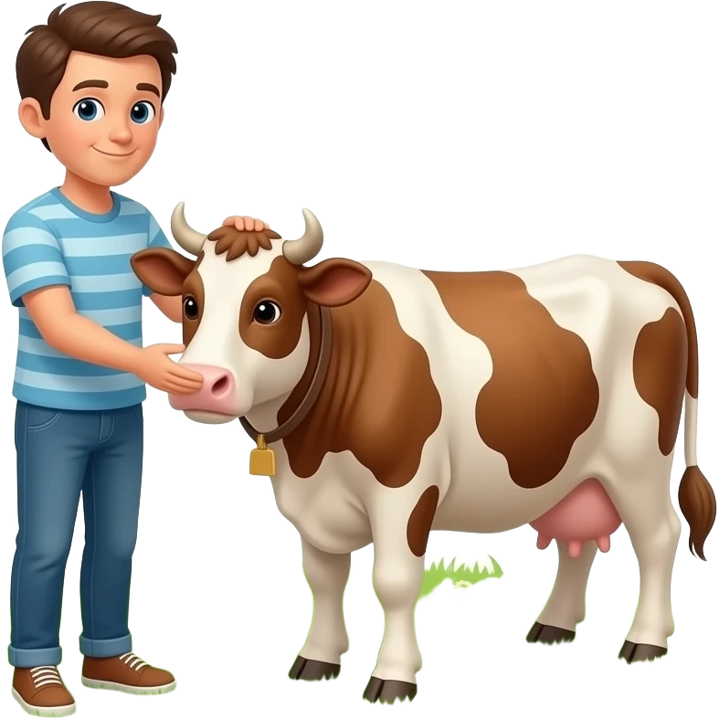 love, care, nature, me, cow emoji