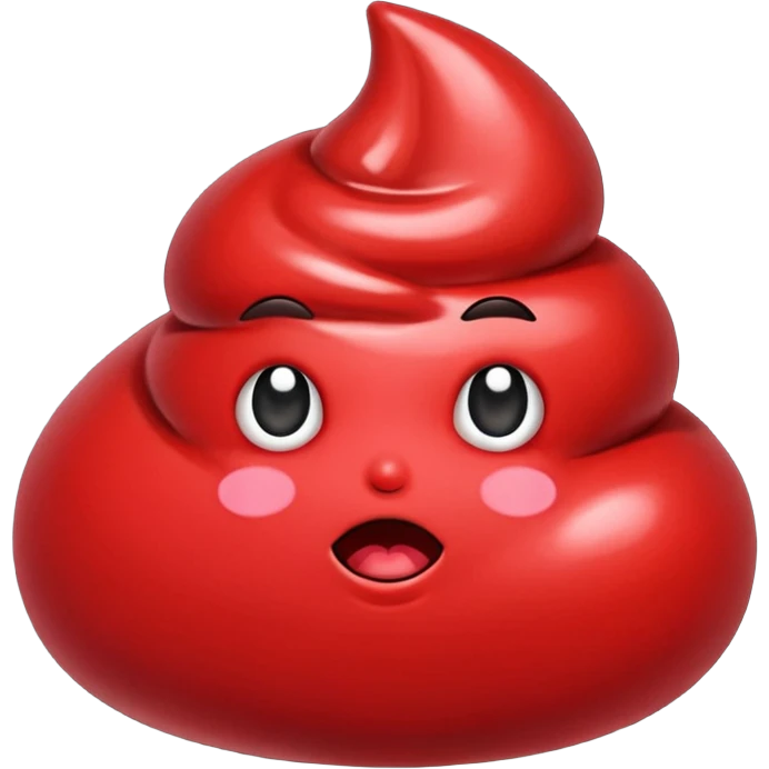 Blood poop emoji