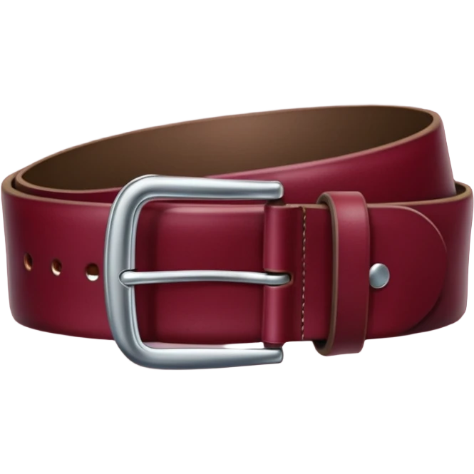 Burgundy belt  emoji